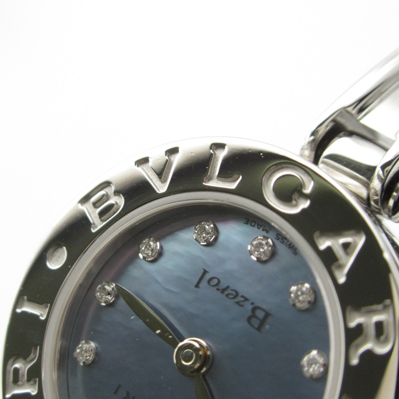 BVLGARI B-zero1 手錶,不鏽鋼,女士,藍色外殼,BZ22S-8