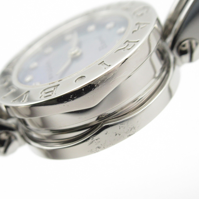 BVLGARI B-zero1 手錶,不鏽鋼,女士,藍色外殼,BZ22S-9
