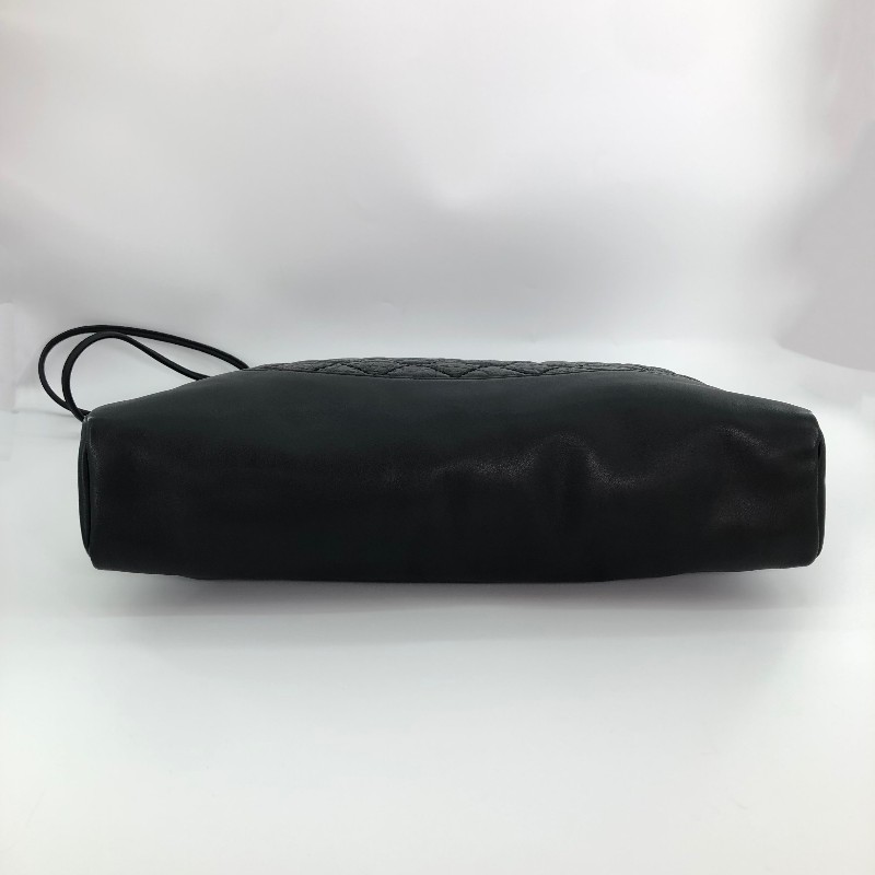 Chanel香奈兒 黑金 黑色金扣 油蠟牛皮31bag 中號 手提包 肩背包-8