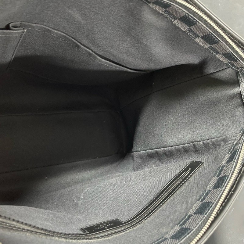 路易威登/LV 黑色棋盤格手提包肩背包  37*36*12cm N51192-6