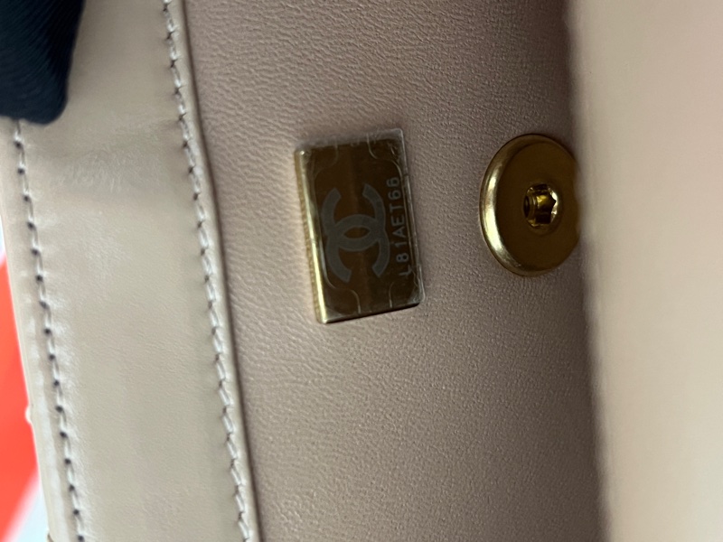 「可調長度//奶茶色🧸🤎✨」Chanel 雙金珠 雙金球 杏色 米色 19cm-26