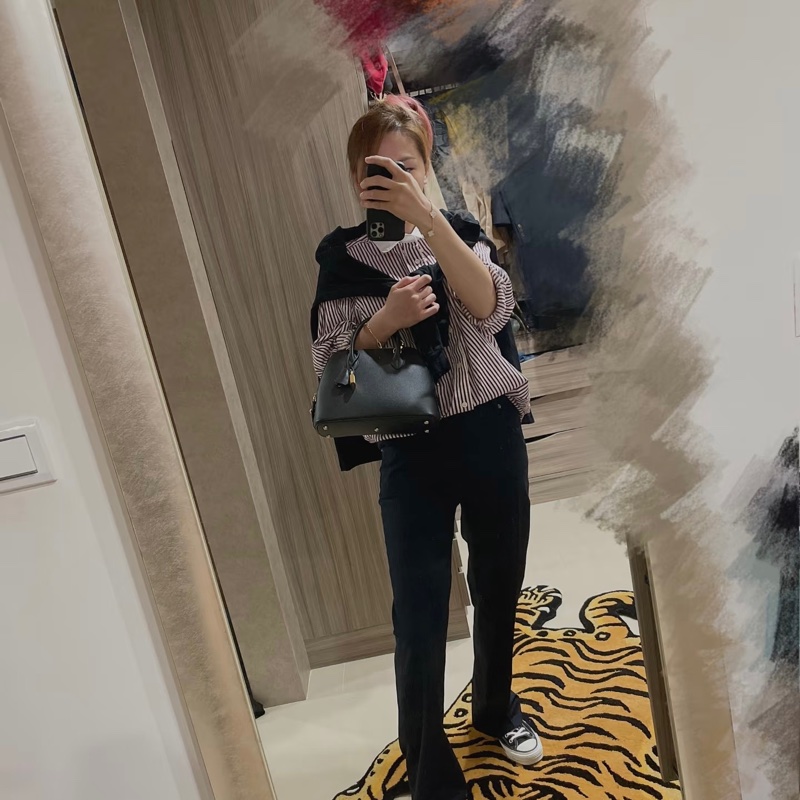 「M.Y精品」 Hermes 保齡球包25 1923 bolide 25 黑金 EP皮 W刻-4