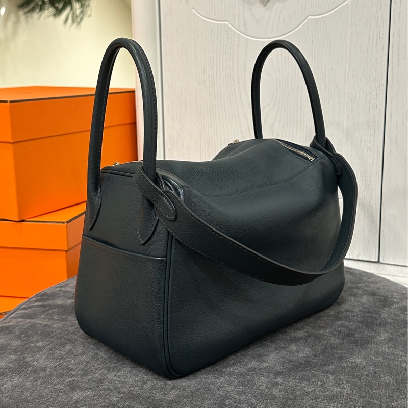 #好成色 #配件齊全 #Evercolor皮 愛馬仕Lindy26深藍🈶訂製內膽 全網最甜Lindy黃金尺寸-3