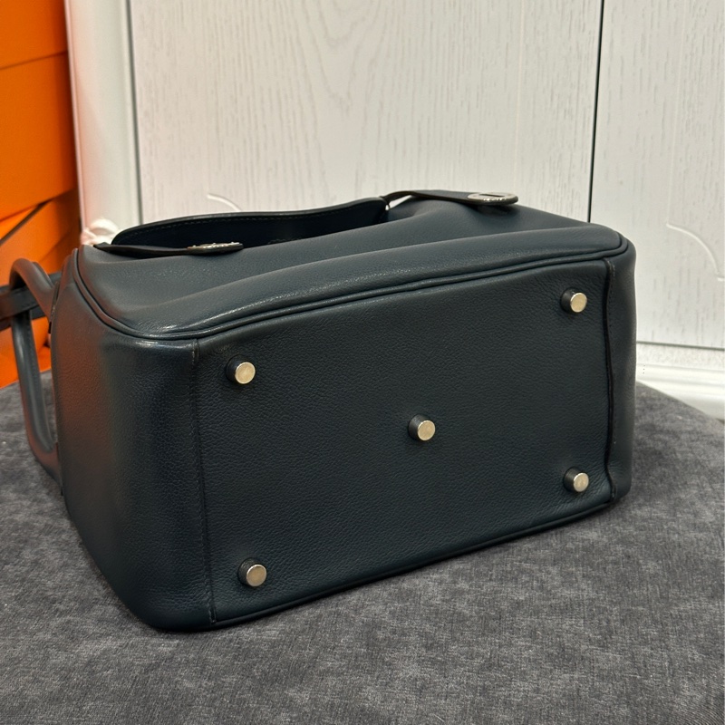 #好成色 #配件齊全 #Evercolor皮 愛馬仕Lindy26深藍🈶訂製內膽 全網最甜Lindy黃金尺寸-7