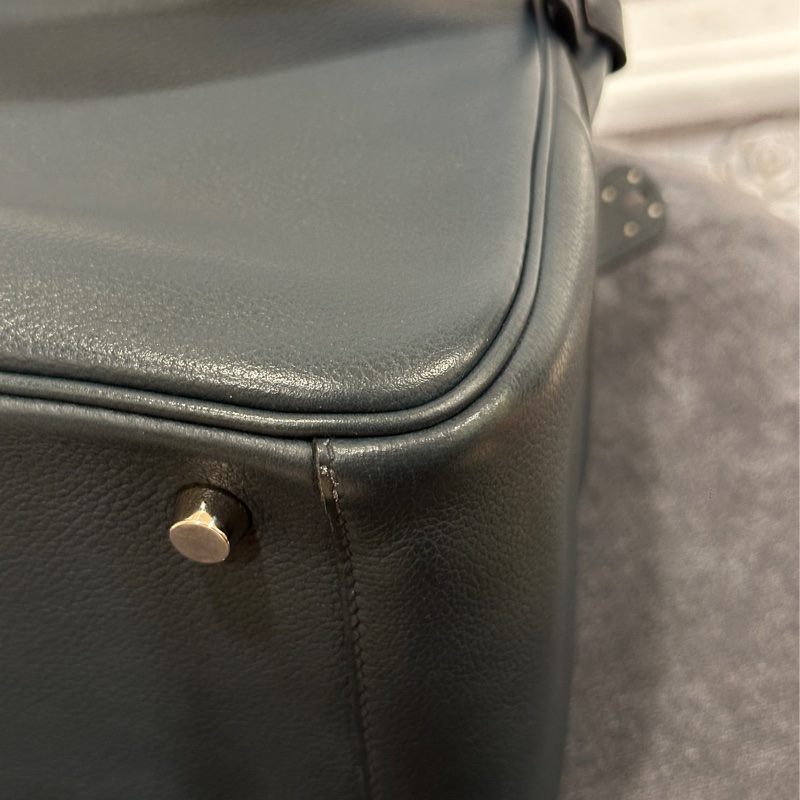 #好成色 #配件齊全 #Evercolor皮 愛馬仕Lindy26深藍🈶訂製內膽 全網最甜Lindy黃金尺寸-14