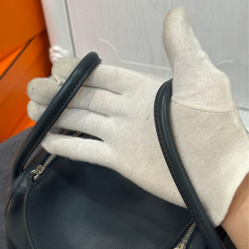 #好成色 #配件齊全 #Evercolor皮 愛馬仕Lindy26深藍🈶訂製內膽 全網最甜Lindy黃金尺寸-29