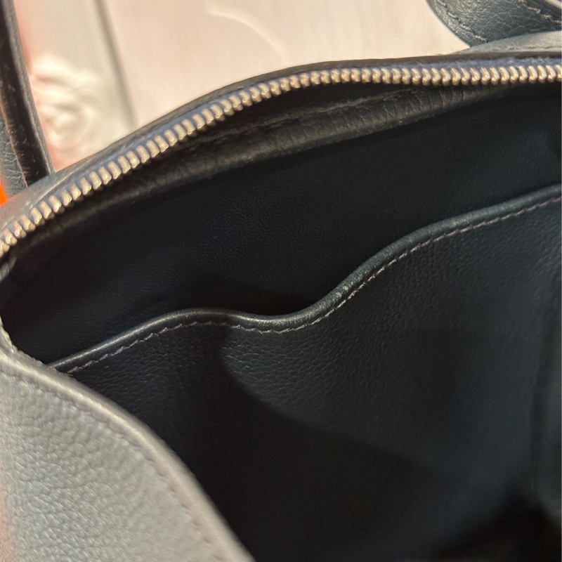 #好成色 #配件齊全 #Evercolor皮 愛馬仕Lindy26深藍🈶訂製內膽 全網最甜Lindy黃金尺寸-36