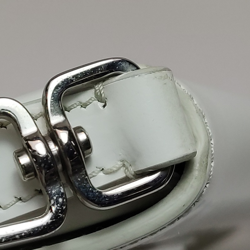 Prada cleo 光面牛皮 白色 肩背包-13