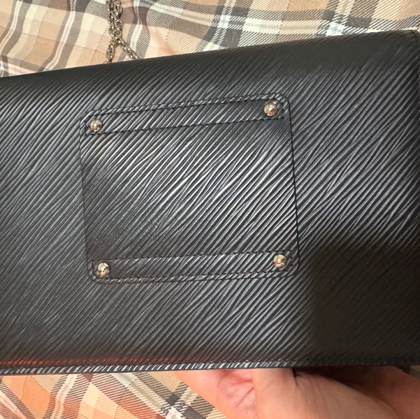 自售Louis Vuitton LV TWIST WOC 黑EPI WOC 水波紋-13