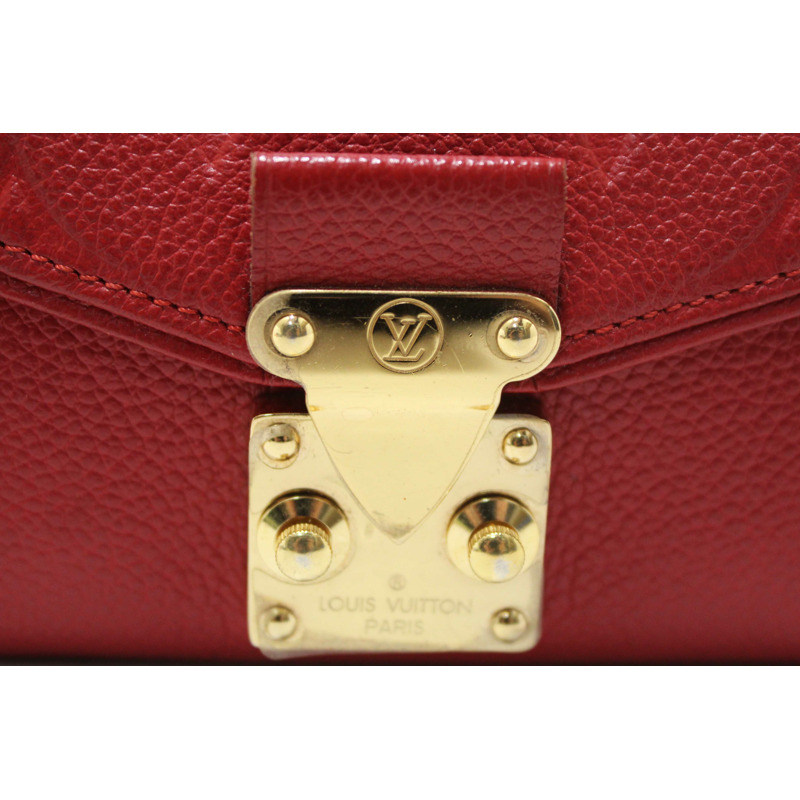 Louis Vuitton Red Empreinte Leather Saint-Germain Pochette With Chain-17