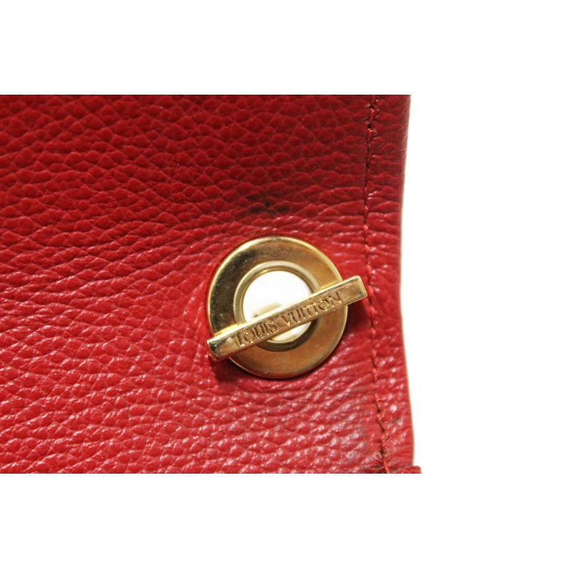 Louis Vuitton Red Empreinte Leather Saint-Germain Pochette With Chain-18