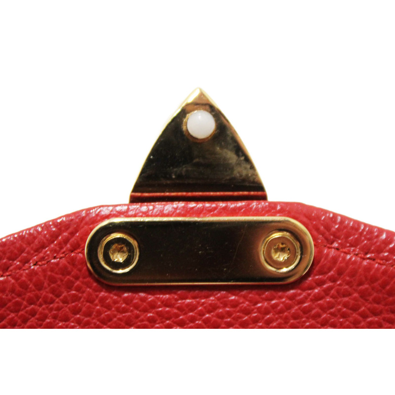 Louis Vuitton Red Empreinte Leather Saint-Germain Pochette With Chain-20