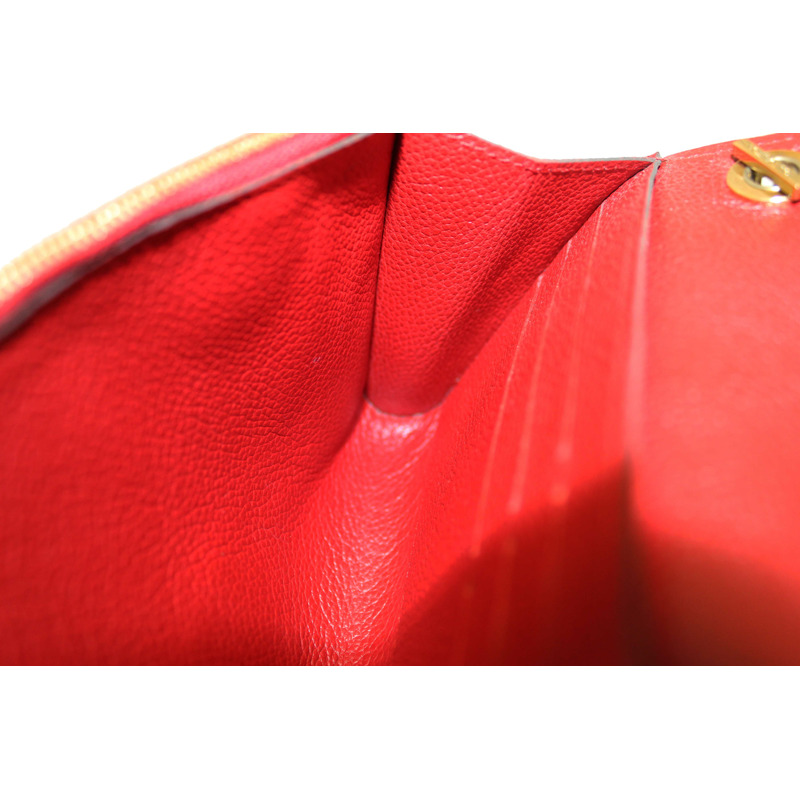 Louis Vuitton Red Empreinte Leather Saint-Germain Pochette With Chain-23