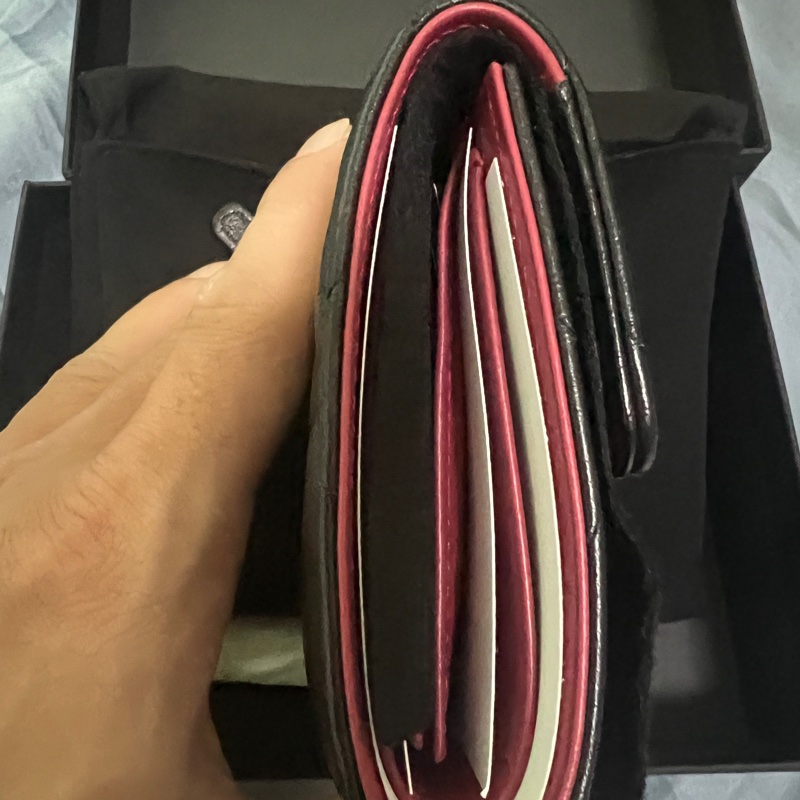 19Bag羊皮三折短夾-3