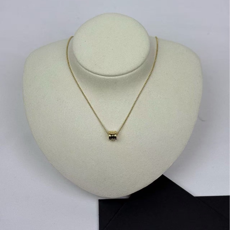 BVLGARI B.Zerol系列18K彈簧項鍊 99新 鍊長46cm 配件盒子-1