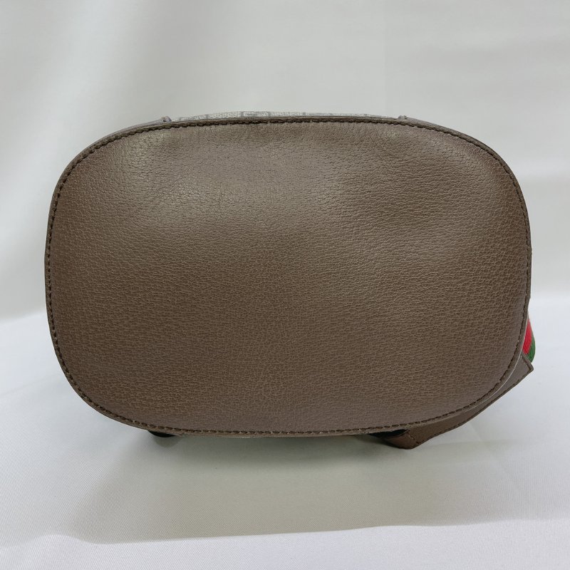 GUCCI GG Supreme束口手提後背包-7