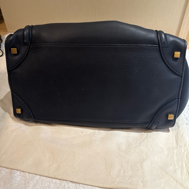 old céline luggage Medium 喜歡不一樣的人必蒐!稀有尺寸大包愛好者 絕版必收 笑臉包 囧包-7