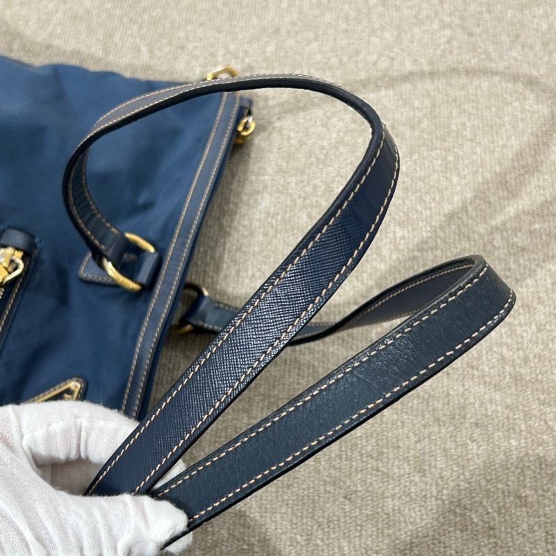 Prada 中古尼龍托特 尺寸約35*29。-7