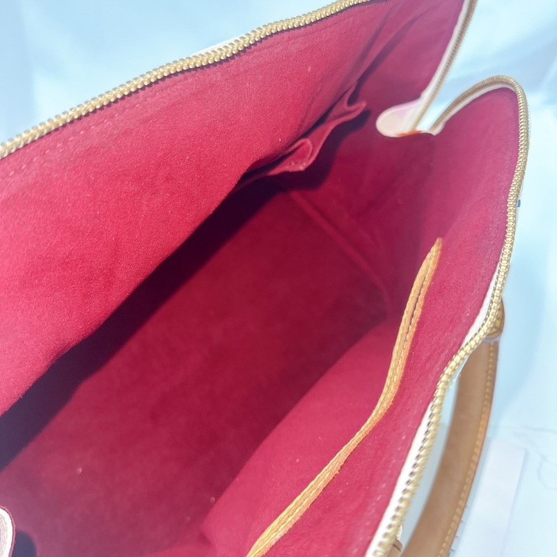 莉亞精品♡LV 白三彩村上隆貝殼包 二手美包-13