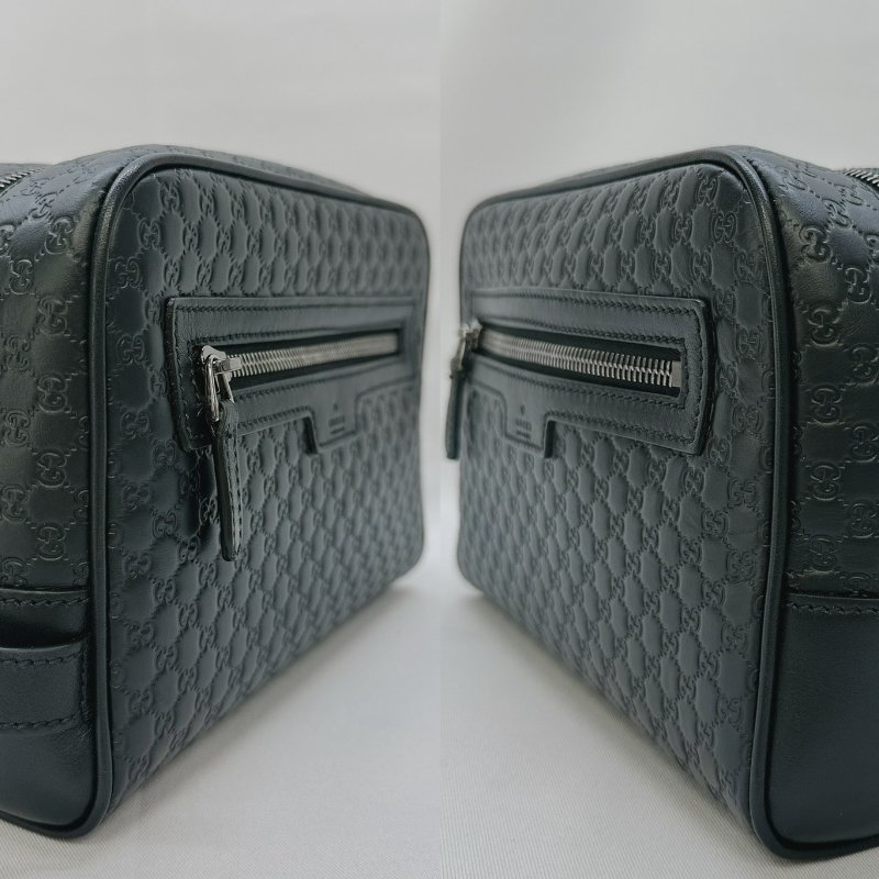 GUCCI Guccissima皮革壓紋手拿包-2