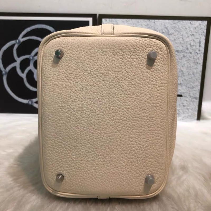 愛馬仕 水桶22 Picotin 22 P22奶昔白-4