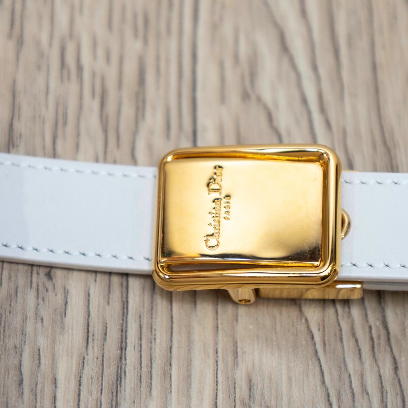 Dior Bobby 中22 白色皮革C-8