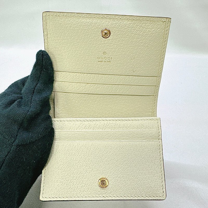 GUCCI Ophidia經典印花帆布短夾-3