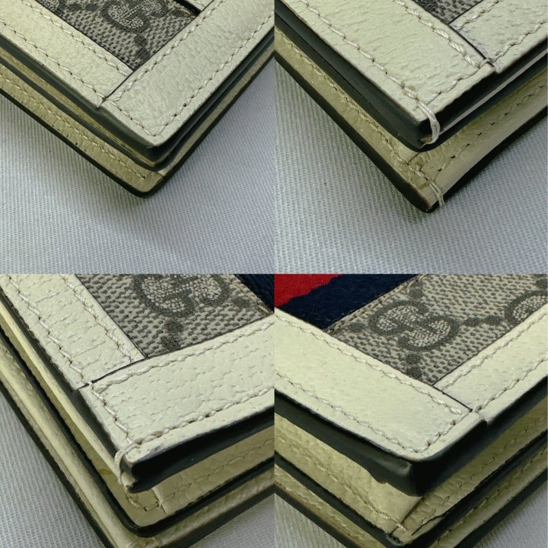 GUCCI Ophidia經典印花帆布短夾-8