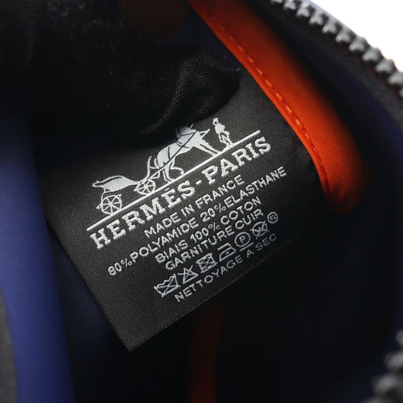 Hermes Hermès Neoban PM Purp Fiction Pouch 包,氯丁橡膠,女款,藍色-3