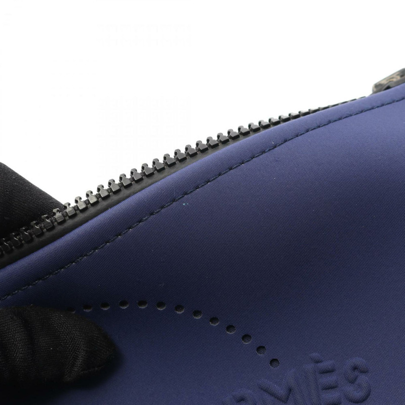 Hermes Hermès Neoban PM Purp Fiction Pouch 包,氯丁橡膠,女款,藍色-4
