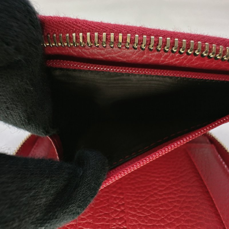GUCCI SWING系列燙金LOGO拉鍊中夾-5