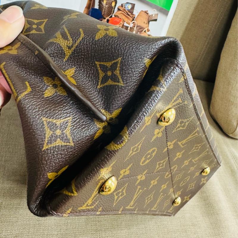 ✨售 二手真品 Louis Vuitton LV M40781 Metis hobo 經典花紋時尚兩用購物包(附背帶)-23