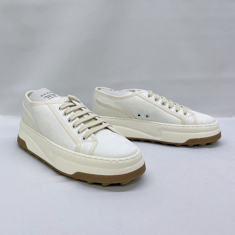 GUCCI 全新厚底帆布鞋-3