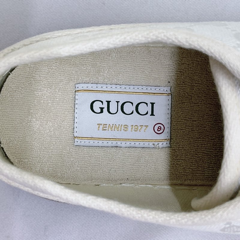 GUCCI 全新厚底帆布鞋-9