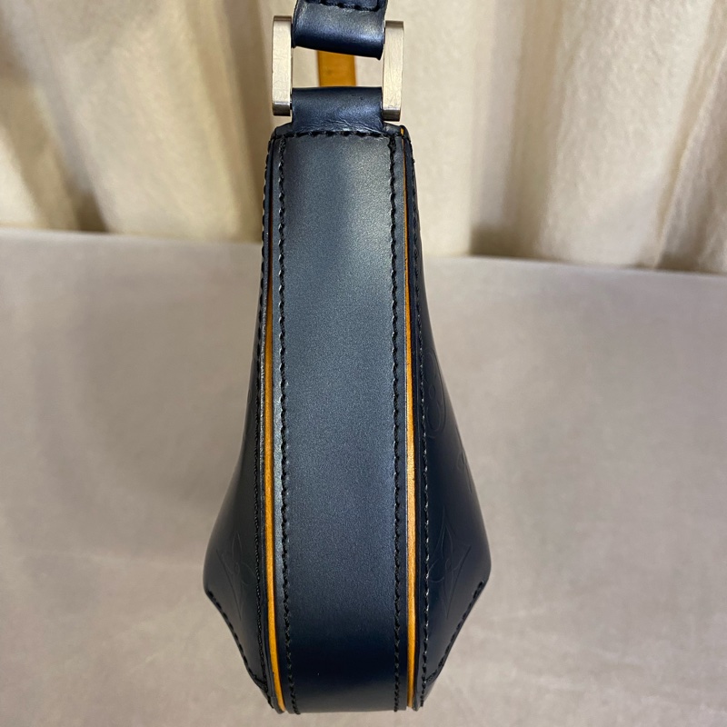 Louins Vuitton 路易威登Mat Fowler/中古手提腋下包 漆皮亞光-3