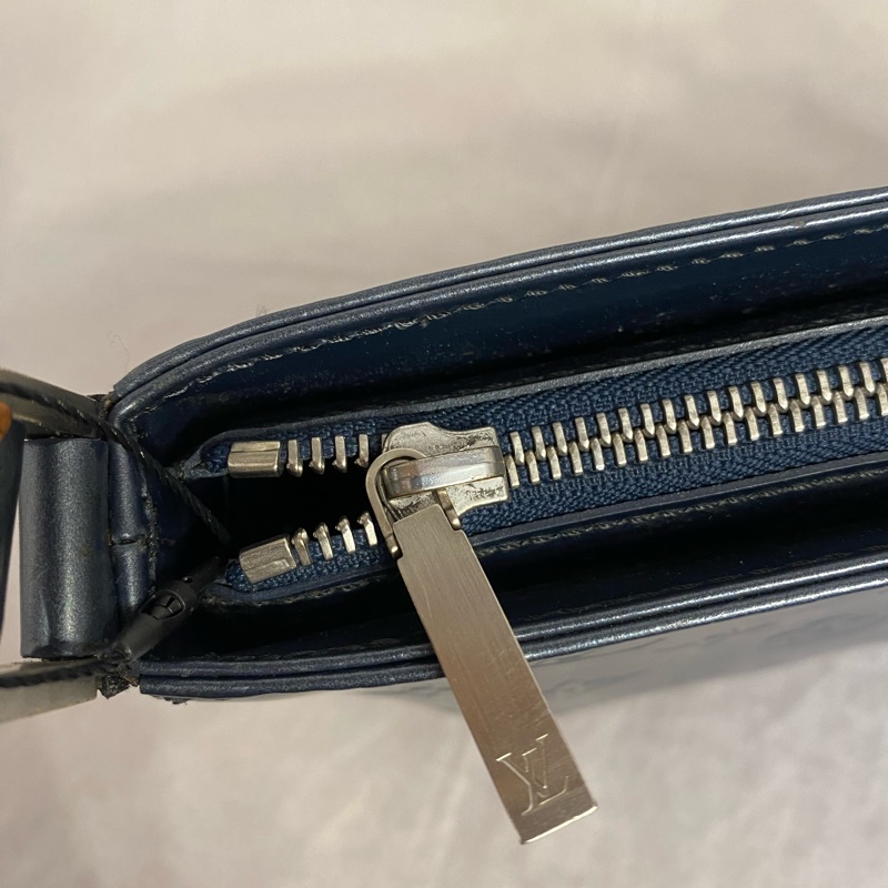 Louins Vuitton 路易威登Mat Fowler/中古手提腋下包 漆皮亞光-6