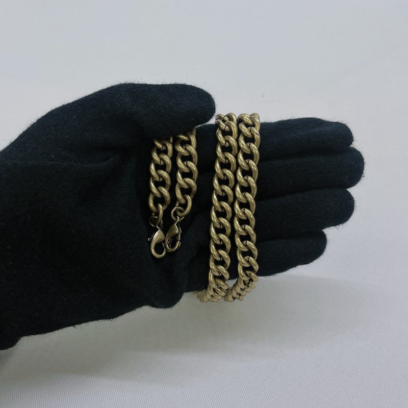 GUCCI 雙G荔紋牛皮WOC鏈帶包-6