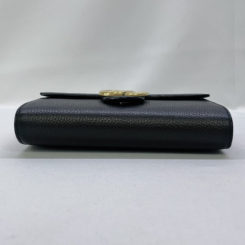 GUCCI 雙G荔紋牛皮WOC鏈帶包-7