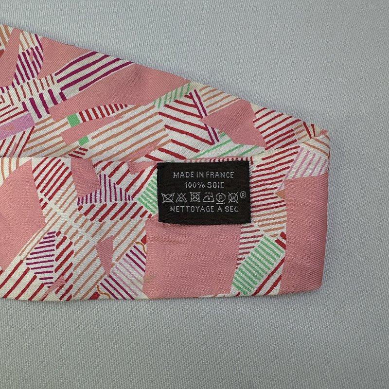 HERMES 全新Twilly卡瓦爾早晨絲巾-4