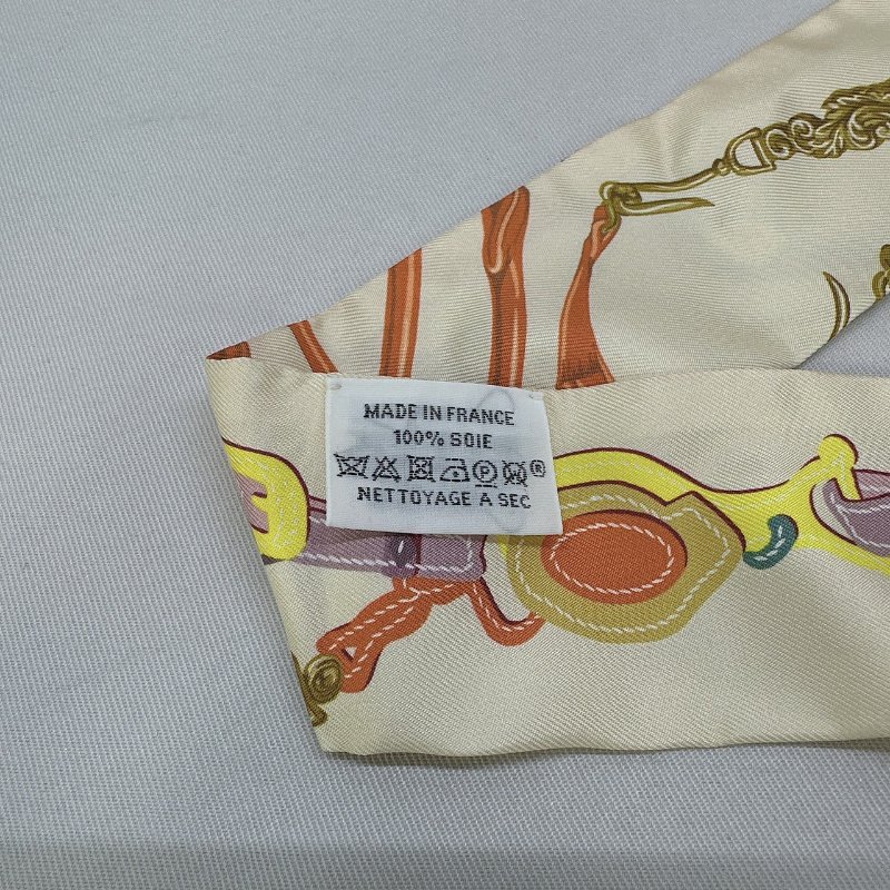 HERMES 全新Twilly馬術意象絲巾-5