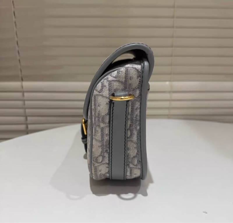 Dior bobby中號 老花馬鞍包 灰色 尺寸約22*17*6 年份21-2