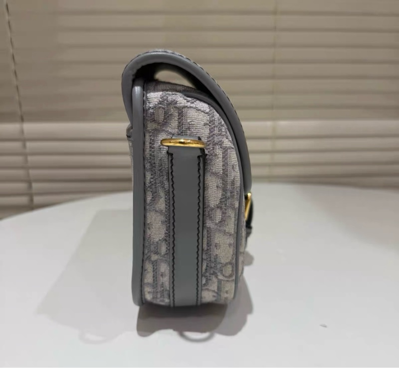 Dior bobby中號 老花馬鞍包 灰色 尺寸約22*17*6 年份21-3