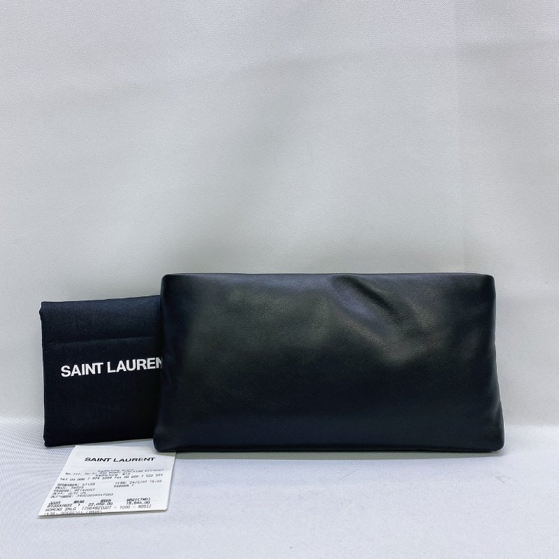 YSL CALYPSO小羊皮長型手拿包-1