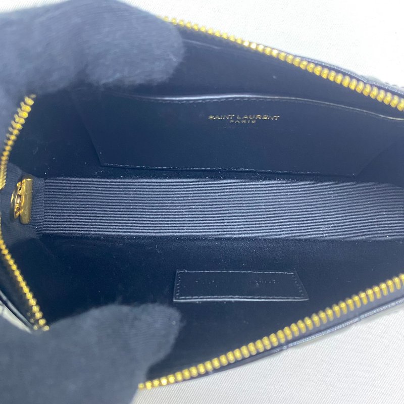 YSL Cassandra冰格漆皮手拿包-3