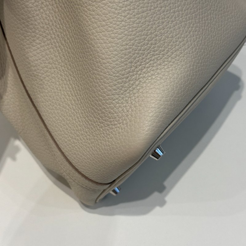 閒置新✨ Hermès 愛馬仕 Picotin18 冰川白銀釦-10