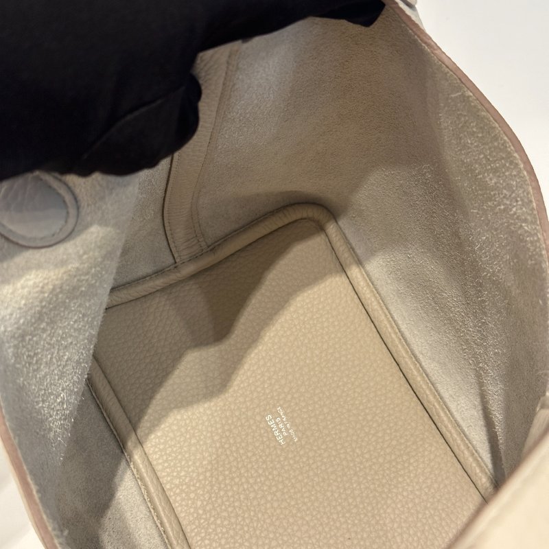 閒置新✨ Hermès 愛馬仕 Picotin18 冰川白銀釦-14