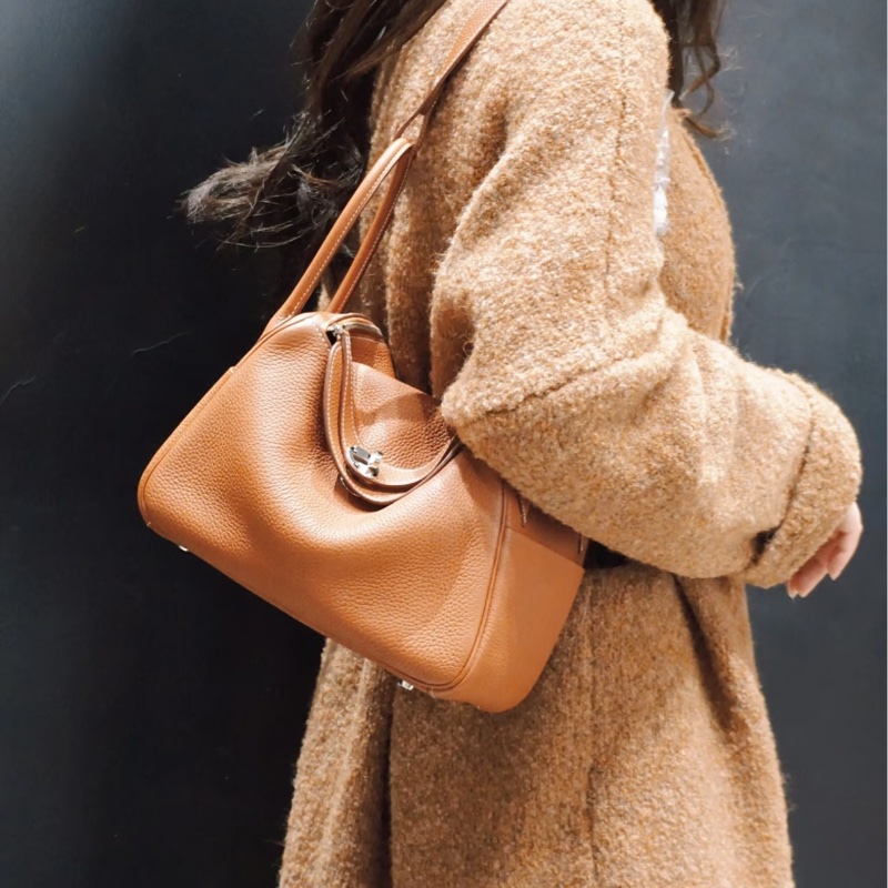 Hermes Lindy26金棕銀w刻 tc皮 全新🈶肩帶膜 全配🉑送禮-6