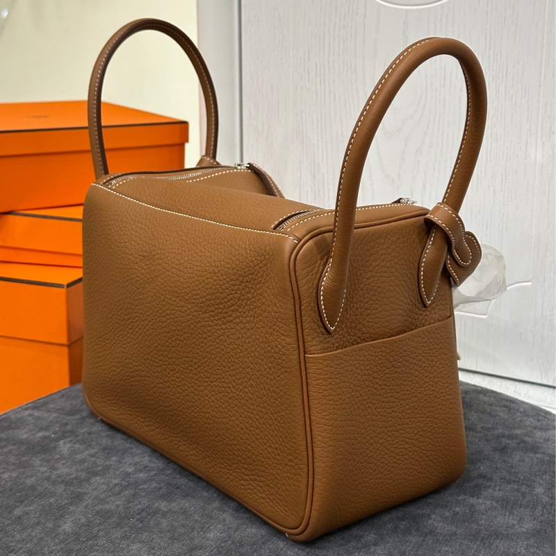 Hermes Lindy26金棕銀w刻 tc皮 全新🈶肩帶膜 全配🉑送禮-13