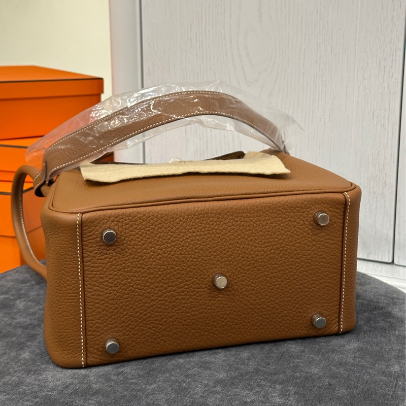 Hermes Lindy26金棕銀w刻 tc皮 全新🈶肩帶膜 全配🉑送禮-15
