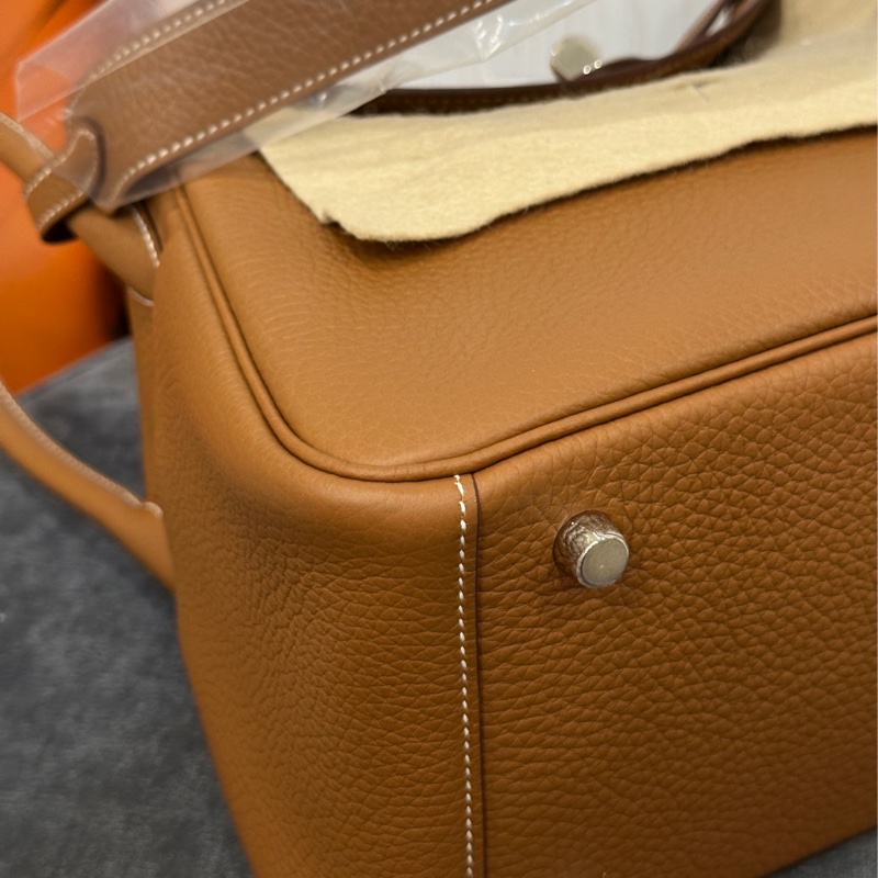 Hermes Lindy26金棕銀w刻 tc皮 全新🈶肩帶膜 全配🉑送禮-16